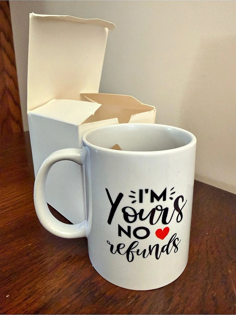 White & Black Positive Quote Mug